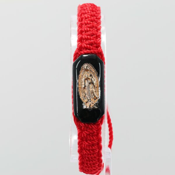 Virgin Mary Adult Bracelet Gold-Filled Charm | Red