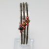 Red Evil Eye Newborns/Toddlers Bracelet | Brown/Gold Czech Beads & Tiger’s Eye