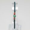 Red Evil Eye Newborns/Toddlers Bracelet | Green Czech Beads & Green Aventurine