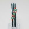 Red Evil Eye Newborns/Toddlers Bracelet | Green Czech Beads & Green Aventurine
