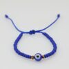 Blue Evil Eye Newborn/Toddler Bracelet | Blue Czech Beads