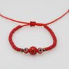 Red Evil Eye Newborns/Toddlers Bracelet | Red Czech Beads & Red Howlite