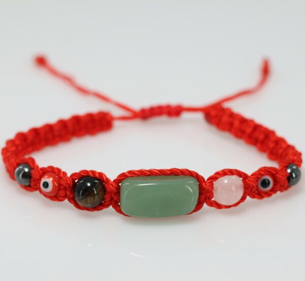 Health, Love, Abundance and Protection Adult Bracelet | Red