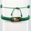 Jesus Malverde Adult Bracelet | Green