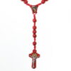 Our Lady of Guadalupe Wooden Rosary | Red