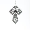 Silver Plated Saint Benedict Rosary | Faceted Crystal Beads