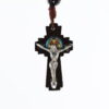 Saint Benedict Wooden Rosary | Brown