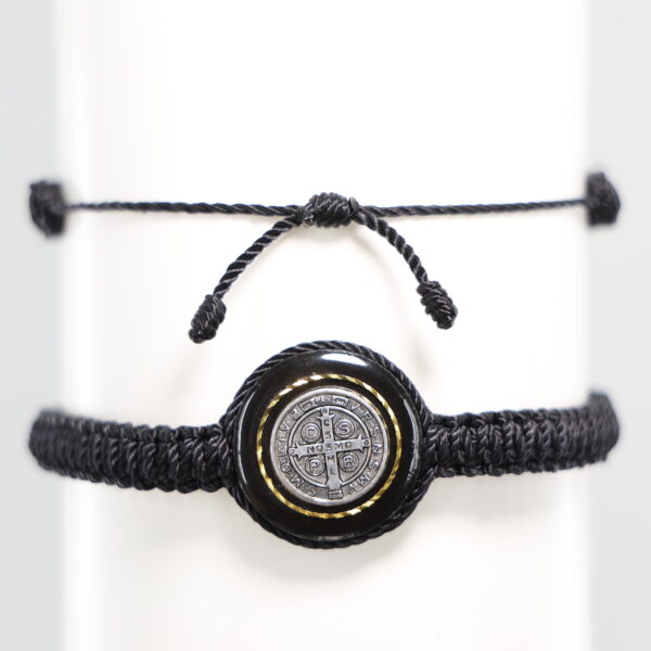 Cross of Saint Benedict | Black With Golden Accent