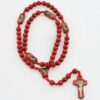 Our Lady of Guadalupe Wooden Rosary | Red