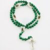 Saint Jude Thaddeus Wooden Rosary | Green and White