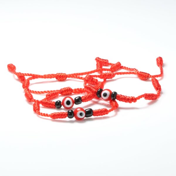 Red Evil Eye 7 Knots Newborns/Toddlers Bracelet