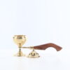 Brass Resin Burner with Wooden Handle | Charcoal & Copal Set