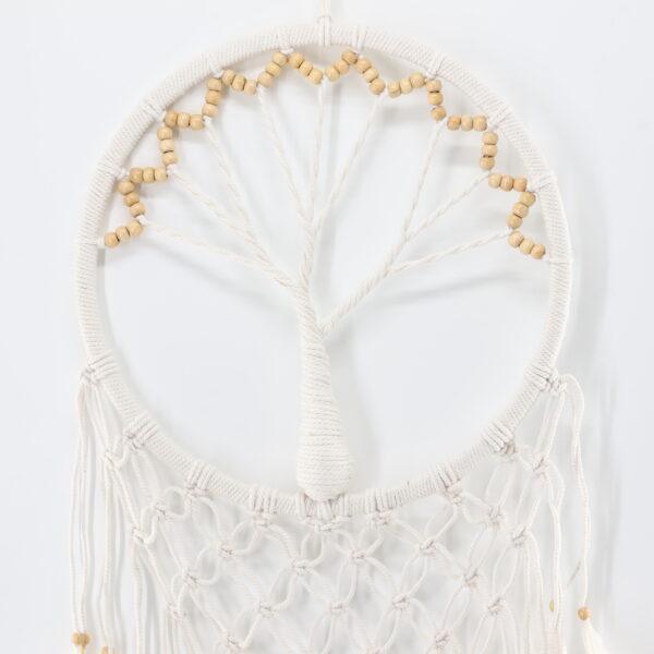 Three of Life Dream Catcher / Wood Beads