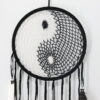 Black & White Yin-Yang Dream Catcher