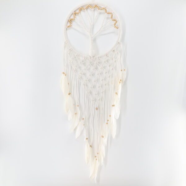 Three of Life Dream Catcher / Wood Beads