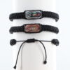 Virgin Mary Adult Bracelet | Black