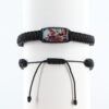 St Michael Archangel Black Adult Bracelet
